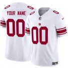 Women's New York Giants Customized Limited White FUSE Vapor Jersey
