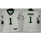 Women's New York Jets #1 Sauce Gardner Limited White Vapor Jersey