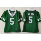 Women's New York Jets #5 Garrett Wilson Limited Green 2024 Vapor Jersey