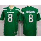 Women's New York Jets #8 Aaron Rodgers Limited Green Vapor Jersey