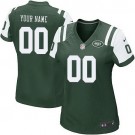 Women's New York Jets Customized Game Green Jersey