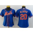 Women's New York Mets #20 Pete Alonso Blue Cool Base Jersey