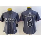 Women's New York Mets #6 Starling Marte Gray 2024 City Connect Cool Base Jersey
