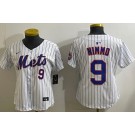 Women's New York Mets #9 Brandon Nimmo White Limited Jersey