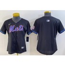 Women's New York Mets Blank Black Limited Jersey