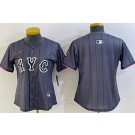 Women's New York Mets Blank Gray 2024 City Connect Cool Base Jersey