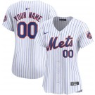 Women's New York Mets Nike White Home Limited Custom Jersey