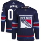 Women's New York Rangers Customized Navy Alternate Authentic Jersey