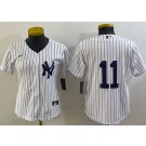 Women's New York Yankees #11 Anthony Volpe White Cool Base Jersey