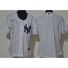 Women's New York Yankees Blank White 2020 Cool Base Jersey