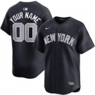Women's New York Yankees Customized Navy Limited Jersey