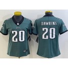 Women's Philadelphia Eagles #20 Brian Dawkins Limited Green Vapor Jersey