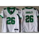 Women's Philadelphia Eagles #26 Saquon Barkley Limited White Alternate FUSE Vapor Jersey