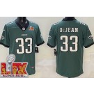Women's Philadelphia Eagles #33 Cooper DeJean Limited Midnight Green Super Bowl LIX Vapor Jersey