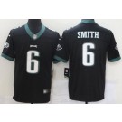 Women's Philadelphia Eagles #6 DeVonta Smith Limited Black Vapor Untouchable Jersey