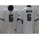 Women's Philadelphia Eagles #6 DeVonta Smith Limited White Vapor Untouchable Jersey