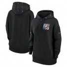 Women's Philadelphia Eagles Black 2023 Crucial Catch Club Pullover Hoodie