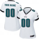 Women's Philadelphia Eagles Customized Game White Jersey