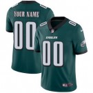 Women's Philadelphia Eagles Customized Limited Green 2024 New Logo Vapor Jersey