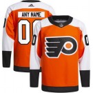 Women's Philadelphia Flyers Customized 2023 Orange Authentic Jersey