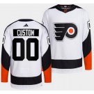 Women's Philadelphia Flyers Customized White 2022 Reverse Retro Authentic Jersey