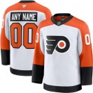 Women's Philadelphia Flyers Customized White Fanatics Authentic Jersey