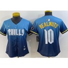 Women's Philadelphia Phillies #10 JT Realmuto Blue 2024 City Cool Base Jersey
