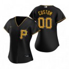 Women's Pittsburgh Pirates Customized Black 2020 Cool Base Jersey