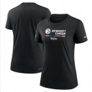 Women's Pittsburgh Steelers Black 2022 Crucial Catch Performance T Shirt