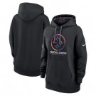 Women's Pittsburgh Steelers Black 2024 Crucial Catch Club Pullover Hoodie