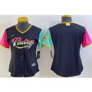 Women's San Diego Padres Blank Black City Connect Cool Base Jersey