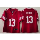 Women's San Francisco 49ers #13 Brock Purdy Limited Red Vapor Jersey