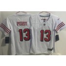 Women's San Francisco 49ers #13 Brock Purdy Limited White Throwback Vapor Jersey