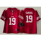Women's San Francisco 49ers #19 Deebo Samuel Limited Red Vapor Jersey