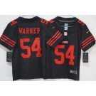 Women's San Francisco 49ers #54 Fred Warner Limited Black Vapor Jersey