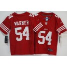 Women's San Francisco 49ers #54 Fred Warner Limited Red Vapor Jersey