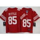 Women's San Francisco 49ers #85 George Kittle Limited Red Vapor Jersey