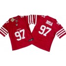 Women's San Francisco 49ers #97 Nick Bosa Limited Red FUSE Vapor Jersey