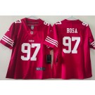 Women's San Francisco 49ers #97 Nick Bosa Limited Red Vapor Jersey