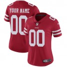 Women's San Francisco 49ers Customized Limited Red Vapor Untouchable Jersey