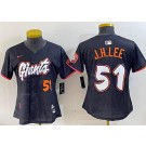 Women's San Francisco Giants #51 Jung Hoo Lee Black 2025 City Connect Limited Jersey