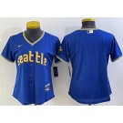 Women's Seattle Mariners Blank Blue 2023 City Cool Base Jersey