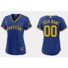 Women's Seattle Mariners Customized Royal 2023 City Cool Base Jersey