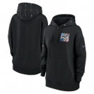 Women's Seattle Seahawks Black 2023 Crucial Catch Club Pullover Hoodie