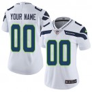 Women's Seattle Seahawks Customized Limited White Vapor Untouchable Jersey