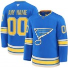 Women's St Louis Blues Customized Light Blue Fanatics Authentic Jersey