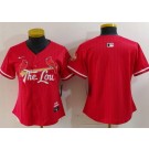 Women's St Louis Cardinals Blank Red 2024 City Connect Limited Jersey