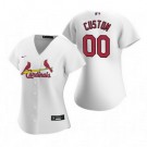 Women's St Louis Cardinals Customized White 2020 Cool Base Jersey