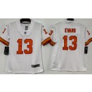 Women's Tampa Bay Buccaneers #13 Mike Evans Limited White Throwback Vapor Jersey