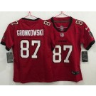 Women's Tampa Bay Buccaneers #87 Rob Gronkowski Limited Red Vapor Untouchable Jersey